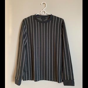 Club Monaco Stripe Sweatshirt